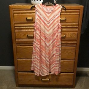 Coral summer dress